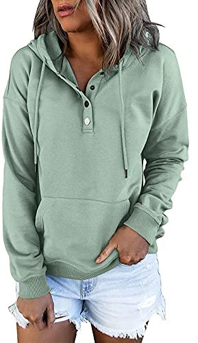MBBYLIVES Sweatshirt à Capuche Pull Fin Femme Sweat a Capuche Femme zippé Pull Femme Polaire Pull Moche Femme Pull Femme Enceinte Sweat Couple Assorti Sweat-Shirt Femme Pull Ample