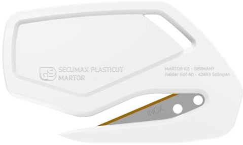 MARTOR 100x SECUMAX PLASTICUT TiN, rostfrei, breit, Einwegmesser | Einwegmesser, TiN, rostfrei, Öse, mehrere Lagen, Folie & Papier, Logistik & Produktion, No. 346922.16