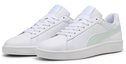 Puma Smash 3.0 L Unisex Sneaker, Puma White Peaceful Blue, 45 EU