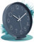 LATENO Wanduhr ohne Tickgeräusche - 30cm große Uhr zum Aufhängen & Hinstellen - Geräuschlose Wanduhren als Wohnzimmeruhr Bürouhr Klassenzimmeruhr Küchenuhr u.v.m - Wanduhr Blau - Analoguhr