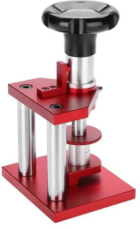 Herramienta de Prensa de Cubierta Trasera de Reloj con Bisel de Cristal Preciso Tipo Tornillo con 20 Troqueles Reparación de Presión para Cerrar la Caja de su Reloj Después de