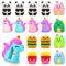 OPPZZIT 16PCS Cartoon Bleistiftspitzer Anspitzer Mitgebsel Kindergeburtstag 5 6 7 8 9 10 11 12 Jahre, Give Aways Mitbringsel Kindergeburtstag Gastgeschenke für Kinder, Kleine Pinata Füllung