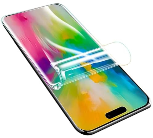 TMahhbid [2 Stück] Hydrogel Displayschutzfolie für iPhone 16 Pro Max (6.9 Zoll), [Nicht Glas] Hydrogel Film Klar HD Weich TPU Schutzfolie [Hochempfindliche]
