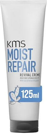 KMS MoistRepair Revival Cream, 125ml, New and Improved Formula, Moisture & Manageability, with Upcycled Prickly Pear, Vegan Formula
