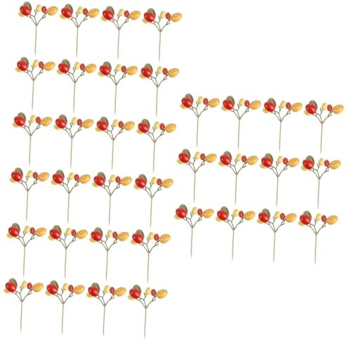 Amosfun 3 Sätze Ostereier Osterhase Vogelnest Im Freien Osterdekorationen Für Den Außenbereich Frühling Anlage Ostern-Picks Künstliches Ornament Osterei-AST Schaum 12 Stück * 3