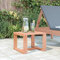 Myheimly Garten Beistelltisch, Rechteckiger Gartentisch Couchtisch, Holztisch Kaffeetisch für Terrasse Garten, Balkontisch Gartenmöbel, Massivholz Kiefer Natürliches Douglasie