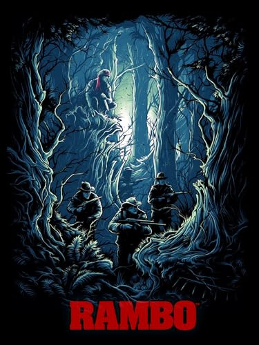 Rambo First Blood Cinematic Wall Art Poster cm 30 x 40 cm