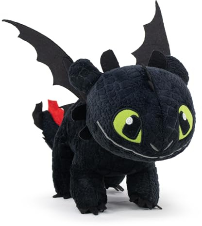 BARRADO - Plüschtier Drachenzähmen leicht gemacht - How to Train Your Dragon - 39cm - 16003015 (Negro)