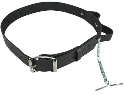 Klein Tools 5207L Electrician's Leather Tool Belt, Large