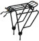 Ibera Fahrrad-Gepäckträger, Fahrradgepäckträger, Gepäckträger, Verstellbar 26-29(Befestigungen Ohne Scheibenbremse), Universal Befestigungsset, Schwarz, Strebenlänge Und Winkel Verstellbar, Max Zuladung 25KG