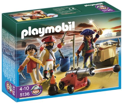 PLAYMOBIL 5136 Piratenkommando mit Waffenarsenal