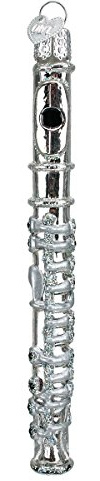 Old World Christmas Ornaments: Flute Glass Blown Ornaments for Christmas Tree (38036)