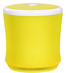 TerraTec CONCERT BT Neo xs Bluetooth Lautsprecher, Fantastischer Sound, Enormer Bass, bis zu 4 Stunden kabellose Musik, AUX IN, für iPhone, Samsung (gelb)