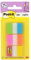 Post-it Tabs, 2,5 cm massiv, Aqua, Gelb, Rosa, Rot, Grün, Orange, 6/Farbe, 36/Spender (686-ALOPRYT)