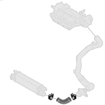 Borg & Beck BTH1222 Turbo Hose To Fit Alfa Romeo Giulietta 1 4 2010-