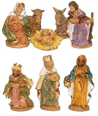Krippenfiguren Weihnachten 8 Stk. 10 cm Euro-Marken