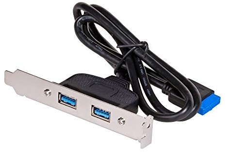 AKYGA AK-CA-47 ATX PC Halterung 2X USB 3.0 20 pin Slot Abdeckung