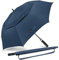 NINEMAX Golf Schirm Sturmfest XL,Übergröße Regenschirm Automatisch Öffnen,Extra Große Regenschirme Doppeltes Vordach für Reisen,Golfen(Marineblau)