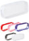 Soul Projekt Weiß Klare Federmäppchen Durchsichtige, Mäppchen PVC Rund für Frauen, Federtasche Pinsel Etui Schule Kinder, Toilettenartikel Kosmetiktaschen, Uni, Büro, Prüfung