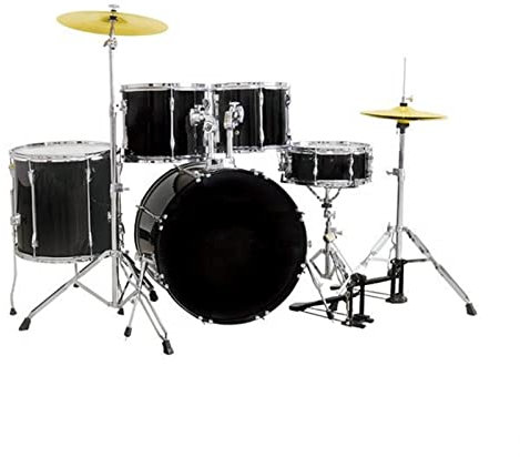 KESHUO Percussion Drums Mit Becken Drum Sticks Stuhl 5pcs Drum Set Schlagzeug Set