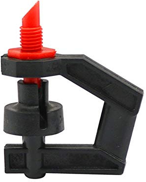 Pulverizador de riego por aspersión de jardín 10 piezas de 4 mm Rosca giratoria de riego Agricultura 360 Ángulo de riego automático de la máquina del jardín de flores de riego de la niebla de la boqui