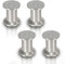 Sonnewelt 4er Set Möbelfüße | Hochwertige Aluminium Möbelfuss | 100mm Verstellbare für individuelle DIY-Möbel | Möbelbeine Küchenschränke Edelstahl runde Schrankfüße