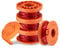 Viilich 4 Stück Rasentrimmer Spule Für Worx Alle 20V Rasentrimmer,Nylon Ersatzspule für Worx WA0010 WA0004 WA0004.1,Ersatzfadenspule für Rasentrimmer WG150,WG151/151.5,WG152（4 Spulen + 1 Kappen）