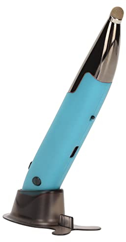 Bewinner Kabellose Optische Pocket Pen Mouse, Wiederaufladbare Pocket Pen Mouse mit Stylus-Funktion, Bluetooth 2.4g Dual Mode Air Mouse für PC Laptop Tablet PC(Blau)