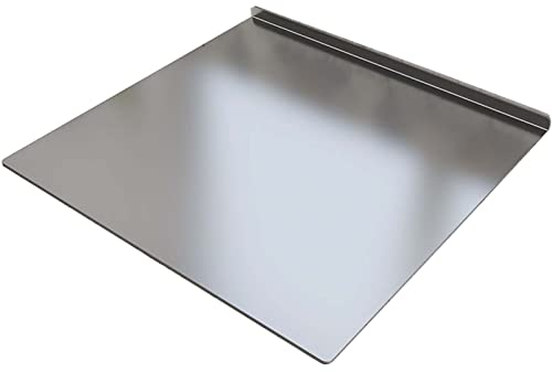 Tabla de Cortar Hecha de 304 de Acero Inoxidable en Lados, para Cocina, Tabla de Trabajo,Extra Grande, para Pan Vegetal (15,7 x 20 en (40 x 50 cm), Grosor: 1,5 mm)