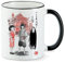 T-Nerds - Spirited Sumi-e - Tasse Mug Kaffeetasse Teetasse - Schwarz