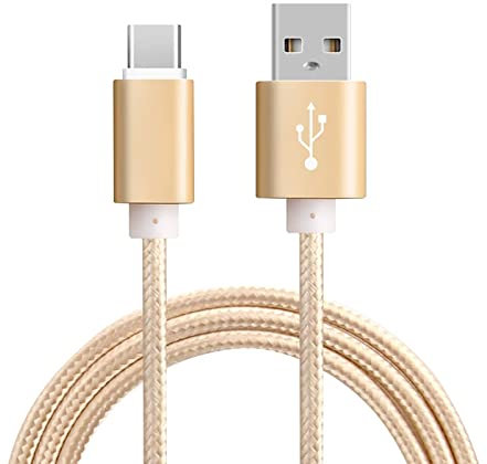 Cavo USB di tipo C per caricabatterie dati veloce intrecciato per Kindle Scribe 10.2'' / 6 11th Gen/Paperwhite 11th (1 metro)