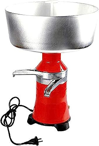 HACSYP Separador de Leche Separador centrífugo de Crema, Fabricante centrífugo de Leche eléctrico de Acero Inoxidable 80L/H, máquina separadora de Batidos de Mantequilla, for Granja lechera casera