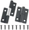 ITROLLE Scharniere, Edelstahl, 304, abnehmbares Gleitgelenk, kleine Flaggenscharniere, steigende Stoßstange, Türscharniere, Linkshänder, 50 x 36 x 2 mm, Schwarz, 2 Stück