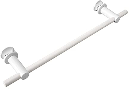 Heilmetz Handtuchhalter ohne Bohren, für Heizkörper Badheizkörper Elektrisch, Handtuchstange Baustahl, Weiß, 460 mm, Handtuchhalter Bad 3 Stück