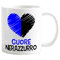 Tazza Mug del tifoso biscione Gadget compatibile Stampa Cuore dei colori della tua squadra preferita internazionale (Cuore Nerazzurro)
