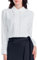 Womens Button Down Shirts Langarm Kragen Kleid Arbeit Blusen Casual Chiffon Plissee Büro Tops
