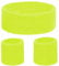 KarneLux Neon Schweißbänder Set - Retro 80er 90er Outfit Vokuhila Zubehör mit Armbänder und Stirnband - Kostüm Accessoire für Damen und Herren (Neon Gelb)