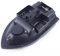 Dettchan Schwarz Futterboot, RC Boot Köderboot Fernbedienung Fischköderboot Laden RC Futterboot mit Tempomat, für Auswerfen in Flüssen Seen
