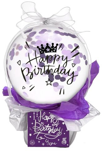 Geldgeschenke Geburtstag üBerraschungsbox Luftballons,Geschenkbox Geburtstag Diy Luftballon Rolle Geldgeschenkbox,Geschenkbox Explosionsbox Geburtstag Geschenkbox Geldgeschenk Geburtstag (Lila)