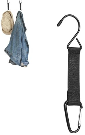 Zasdvn Fibbie di sicurezza, ganci per recinzione, ganci per borsa da baseball, softball, campeggio, fibbie in nylon, ganci in metallo per softball, attrezzature sportive all'aperto, zaino con tazza