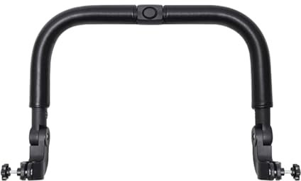 Ubxvamm Reposabrazos ajustable de piel sintética con asa para bebé, pasamanos de fácil instalación para seguridad infantil