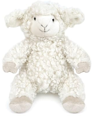 MON AMI Lafayette Lamb 7-Inch Stuffed Animal, Soft Lamb Plush Toy Gift | lamb stuffed animal, soft lamb plush build, farmyard playtime companion, nursery décor accent,easter gift