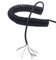 cavo a spirale telescopico, cavo a molla, Cavo di rete schermato a doppino intrecciato a 4 conduttori e cavo di alimentazione a 2 conduttori da 0,5 mm², confezione da 2, diverse misure(Stretch 6 meter
