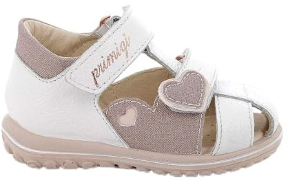 Primigi Mädchen Schuhe 7864700 Spider-Sandalen mit Lederfußbett, Weiß, 23 EU