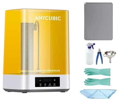 ANYCUBIC Wash & Cure 3 Plus und Reinigungswerkzeugset für Resin 3D Drucker Bundle