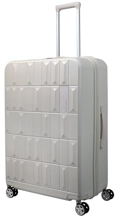 Travelite Hartschalenkoffer PANELLO, mit TSA-Kombinationsschloss, 4 Doppelrollen, großer Reisekoffer aus ABS, 51 x 76 x 30 cm, 100 L, 4,4 kg