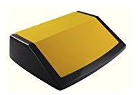 ADDIS Recycling Bin Kit Lids No Bases, Plastic, Multi-Colour, Pack of 3
