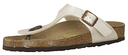 Birkenstock 943871 Gizeh pearl white, Birko Flor Graceful Mujer White EU 40