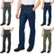 Lee Cooper Men's Classic Multi Pocket Cargo Work Trouser Easy care Safety Pant, Navy, 32W / 31L