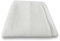 Briljant Home Matratzenschutz mit Noppen für Boxspring, Polyester, Weiß, 60 X 170 X 1 cm
